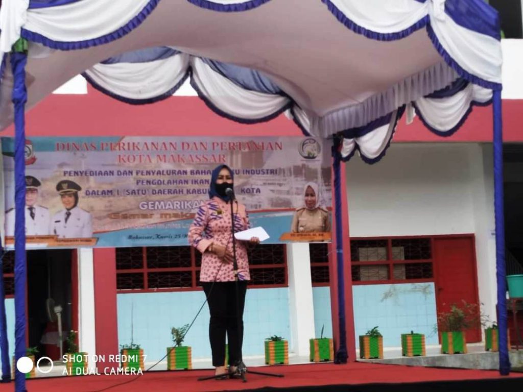 Kepala Dinas Perikanan dan Pertanian Kota Makassar Evy Aprialti, SE., MM.,