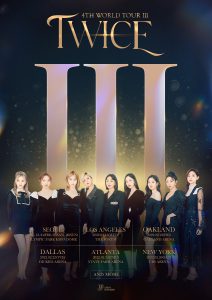 TWICE Announces First Stops For 4th World Tour “Ⅲ”