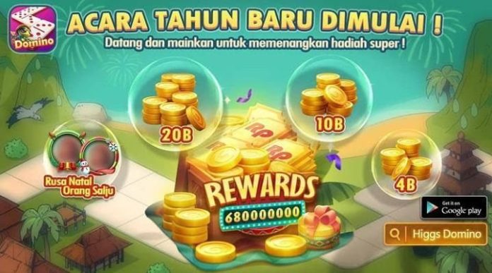 Kode Penukaran Higgs Domino hari ini