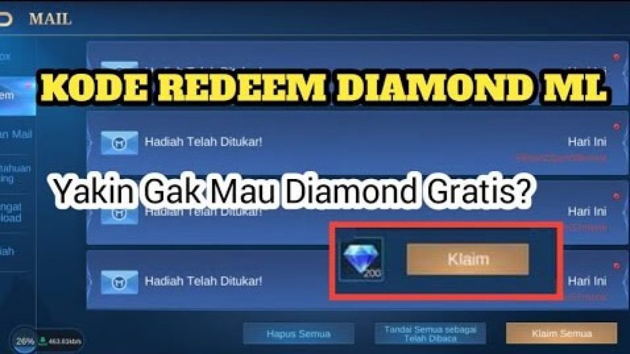 Ml mail. Redeem.