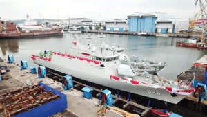Menhan Prabowo Luncurkan Kapal Cepat Rudal (KCR) - 5 Buatan Indonesia
