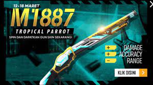 Kode Redeem FF Terbaru, 21 Desember 2021, M1887 Tropical Parrot Keren Lho