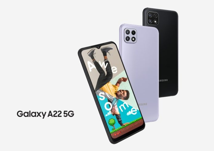 Spesifikasi dan Harga Samsung Galaxy A22 5G
