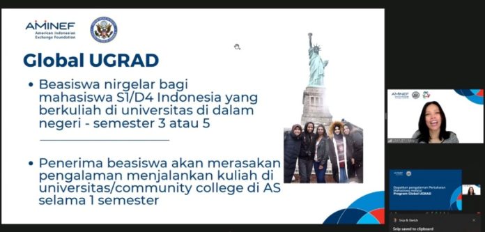 Unhas dan AMINEF Gelar Sosialisasi Penerimaan Beasiswa Global Undergraduate and Exchange Program