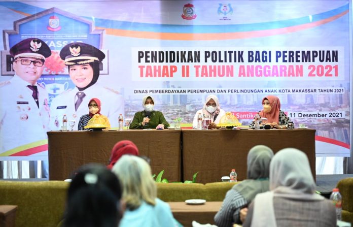 DP3A dan TP PKK Kota Makassar Gelar Pendidikan Politik Bagi Perempuan