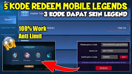 KODE REDEEM ML Rabu 16 Maret 2022 Terbaru, Raih Hadiah Terbaik