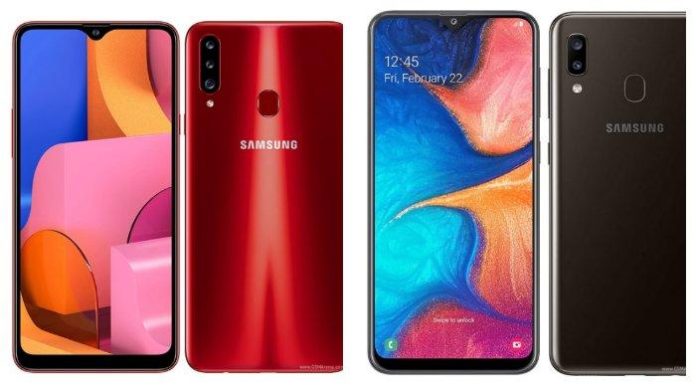 Spesifikasi dan Harga Samsung Galaxy A20 dan A20s