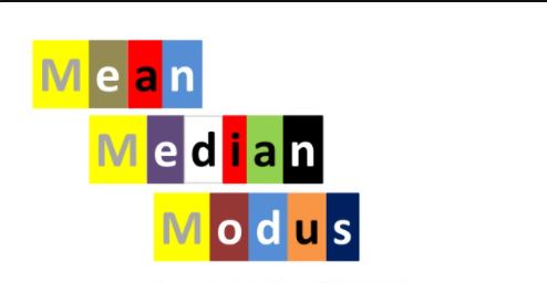 Rumus dan Pengertian Mean, Median dan Modus Beserta Contoh Soal