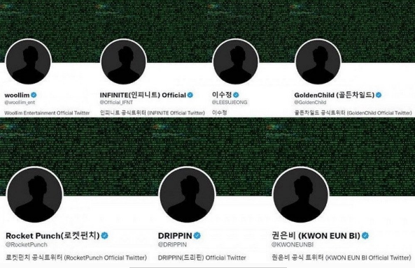 Akun Twitter Artis Woollim Entertainment Diretas oleh DRIPPIN