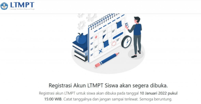 Cara Registrasi Akun LTMPT dan Jadwal SNMPTN 2022