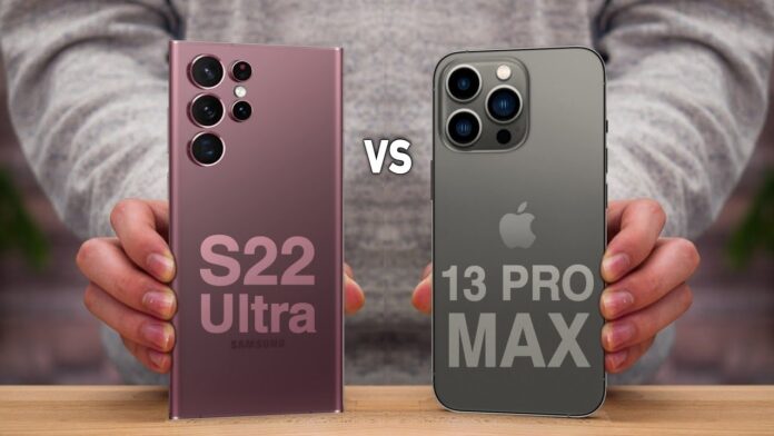 Perbandingan Samsung Galaxy S22 Ultra dengan Iphone 13 Pro Max