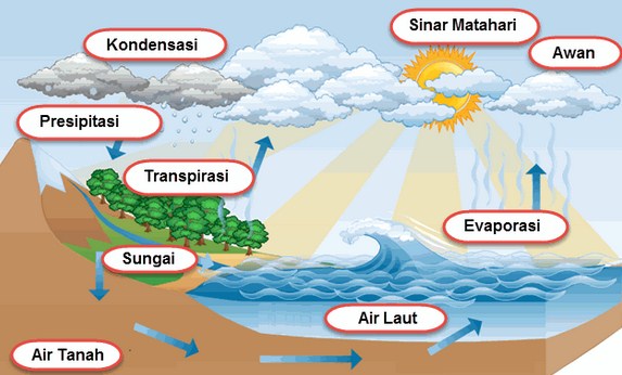 Pengertian Siklus Air : Makalah, Proses Tahapan, Gambar, dan Cara MeLestarikan