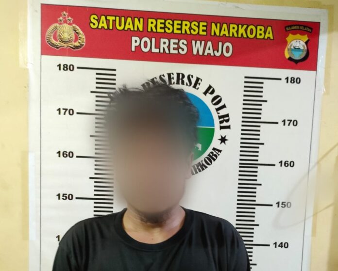 Seorang Pria Diamankan Polisi, usai Kedapatan Simpan Narkotika Jenis Shabu