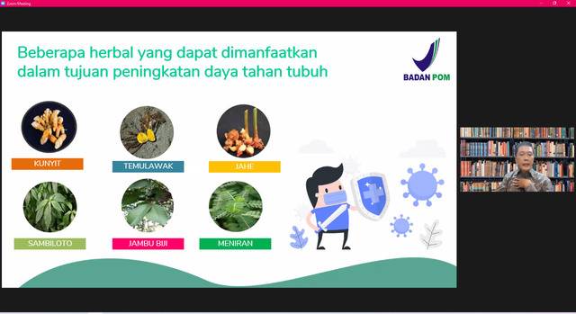 Farmasi Unhas Gelar Kuliah Tamu Bahas Pemanfaatan Herbal untuk Tingkatkan Daya Tahan Tubuh di Masa Pandemi