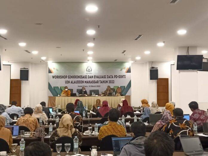 UIN Alauddin Gelar Workshop Sinkronisasi dan Evaluasi Data PD Dikti