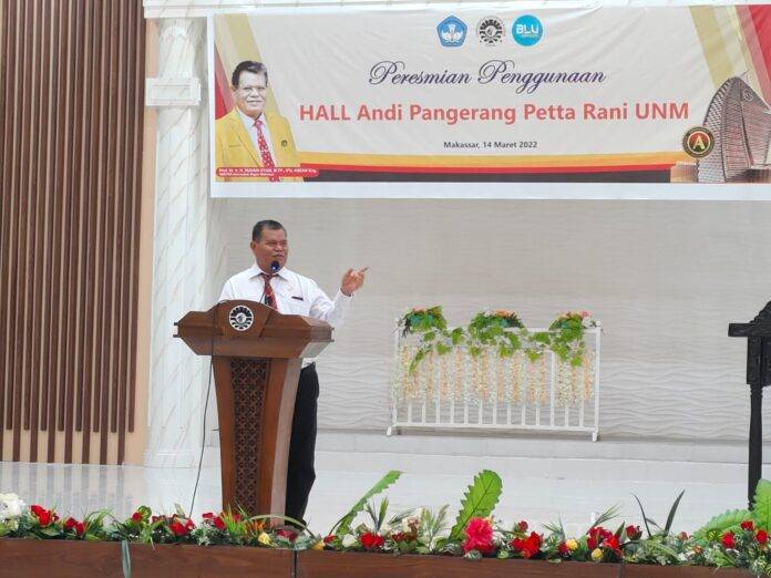 Rektor UNM Resmikan Auditorium Amanagappa jadi Gedung Hall Andi Pangeran Pettarani