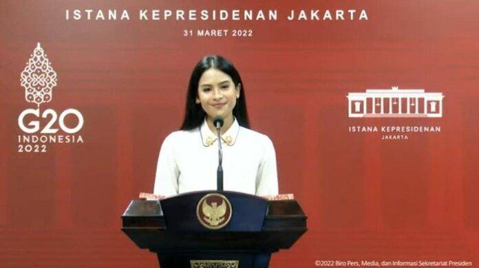 Maudy Ayunda Jubir Presidensi G20