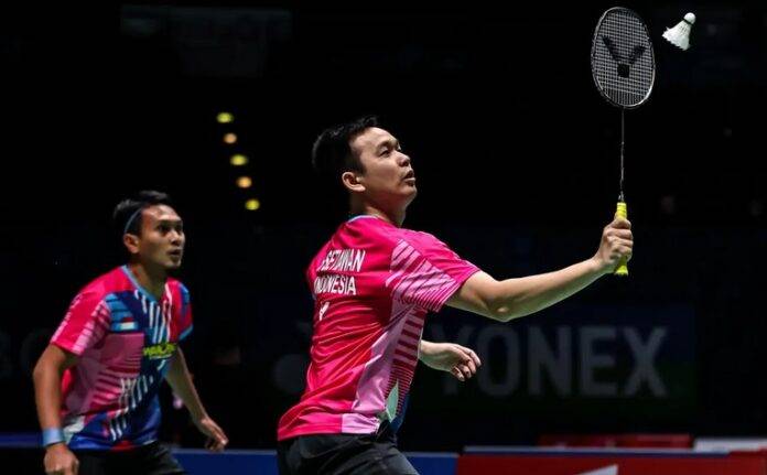 Viral Ahsan Buka Puasa Saat Bertanding di Korea Open 2022