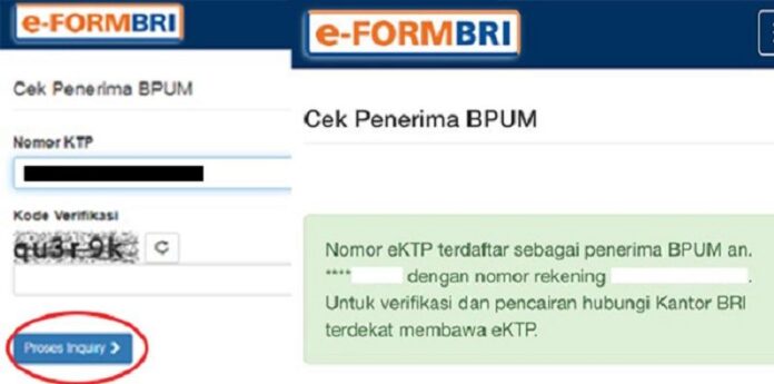 Cara Mudah Cek BPUM 2022 BLT UMKM Melalui Eform.bri.co.id