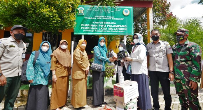 Ketua TP PKK Kabupaten Pangkep, Nurlita Wulan Purnama Anjangsana ke Panti Asuhan