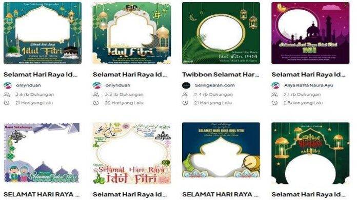 Cara Buat Twibbon Idul Fitri 2022 di Berbagai Aplikasi