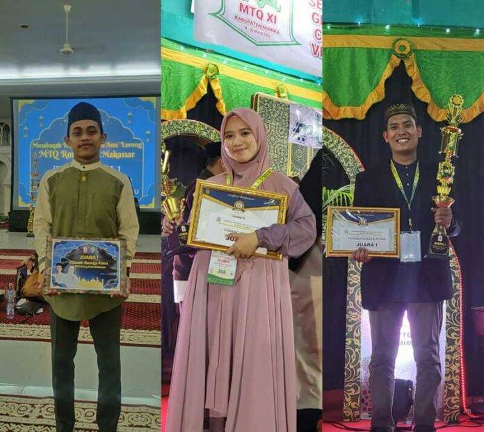 Tiga Alumni UIN Alauddin Harumkan Almamater di MTQ 2022