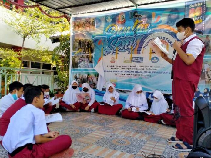 Perayaan Festival Bulan Budaya di SD Negeri Borong Berlanjut