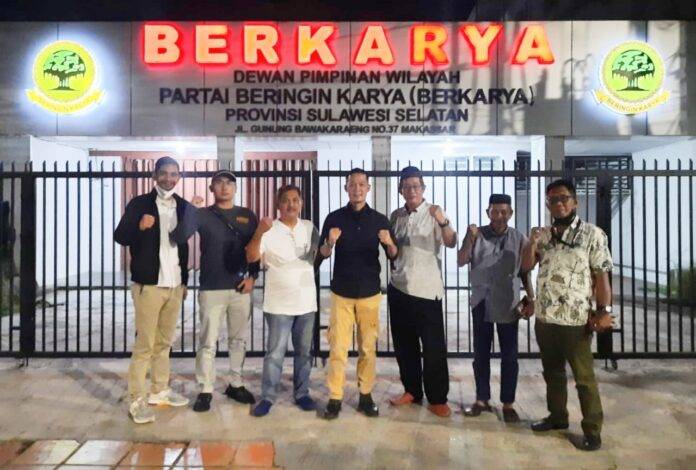 Wakil Ketua Pemuda DPP Partai Berkarya, Konsolidasi dengan DPW Sulsel