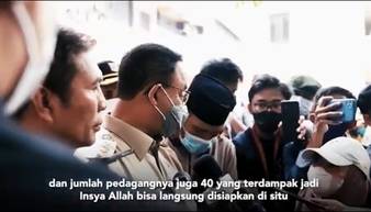 Gerak Cepat Anies Tangani Kebakaran Pasar Gembrong.[Foto: Screenshot YouTube Baruga MRR]