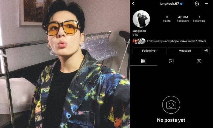 Jungkook BTS Hapus Semua Unggahan Foto Instagramnya