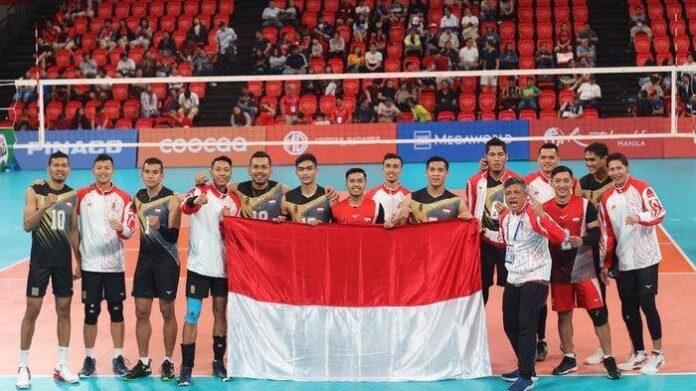 Hasil Voli Putra Sea Games 2022 : Indonesia Taklukkan Myanmar 3 - 0