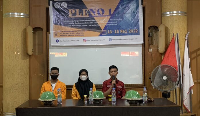 HMJ Matematika FMIPA UNM Gelar Sidang Pleno 2022