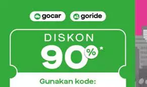 30 Kode Promo Gojek, GoCar, GoRide, GoSend, GoMart, GoFood Hari ini Senin 10 Oktober 2022 Diskon 90%