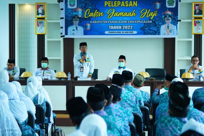 Bupati MYL Melepas 138 CJH Pangkep