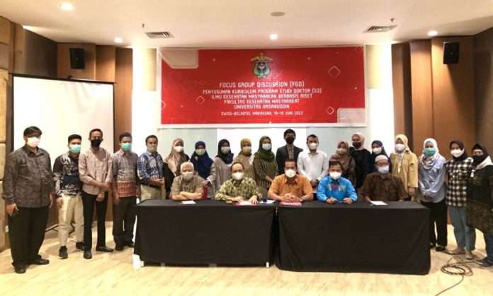 FKM Unhas Gelar FGD Penyusunan Kurikulum Prodi S3 Ilmu Kesehatan Masyarakat Berbasis Riset