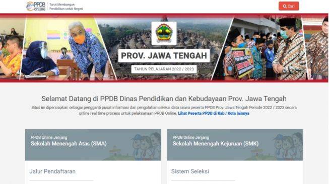 ppdb jateng 2022