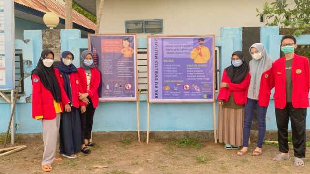 Mahasiswa PBL III FKM Unhas Lakukan Evaluasi Program Penyuluhan Hipertensi dan Diabetes Melitus