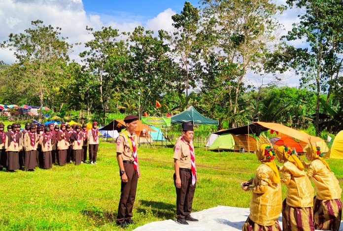Dewan Racana Pandega Al- Balad Pangkalan IAN Bone menjadi tuan rumah Kemah Pandega se Sulawesi Selatan Tahun 2022 di bumi perkemahan kampus 2 IAIN Bone, di Lingkungan Culili, Kelurahan Carawali, Bone, Selasa-Ahad (12-17/7/2022)