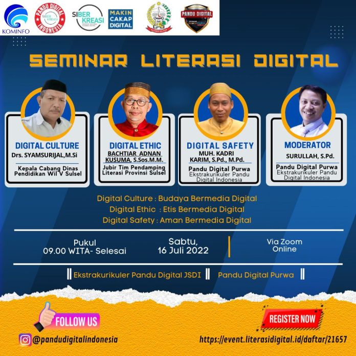 BAK, Hindari Hate Speech, Perkuat Melek Literasi, BAK di Seminar Literasi Digital