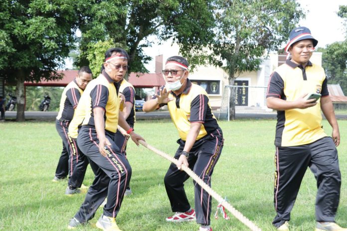 Meriahkan HUT RI ke-77 Polres Wajo Gelar Berbagai Lomba