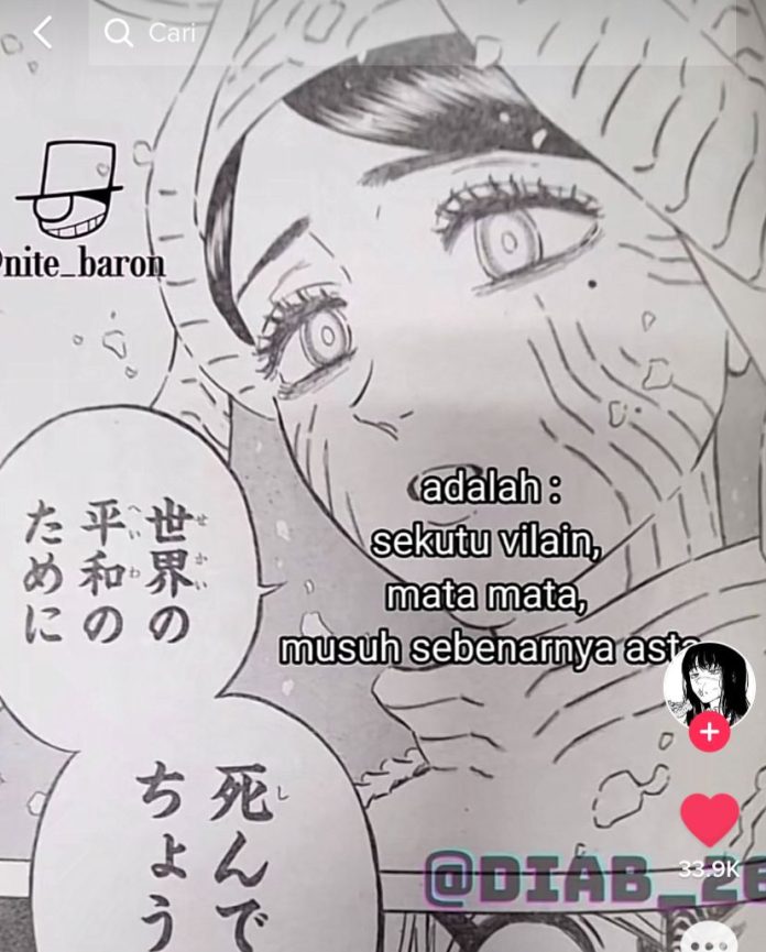 Spoiler Manga Black Clover Chapter 334, Suster Lily Jadi Iblis dan Sekutu Lucious