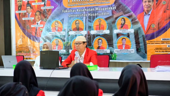 Materi pengenalan Departemen Biostatistik/KKB yang dibawakan oleh Prof Dr Stang, Drs MKes.