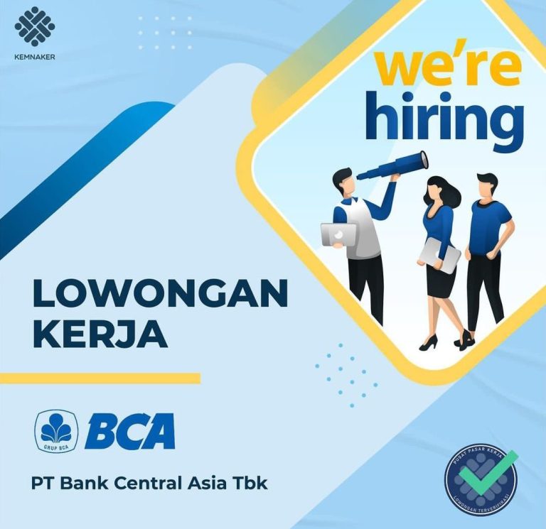 Lowongan Kerja BCA untuk Lulusan S1, Ini Syaratnya