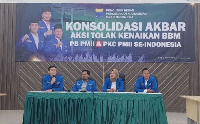 PB PMII Tolak Kenaikan BBM.