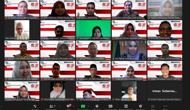 Selamat! 4 Dosen IAIN Bone Lulus Sertifikasi Auditor Mutu