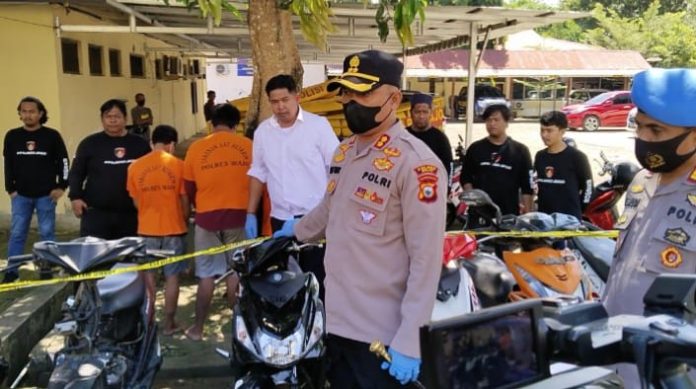 Polisi Tangkap Pelaku Curanmor, 9 Unit Sepeda Motor Di Amankan