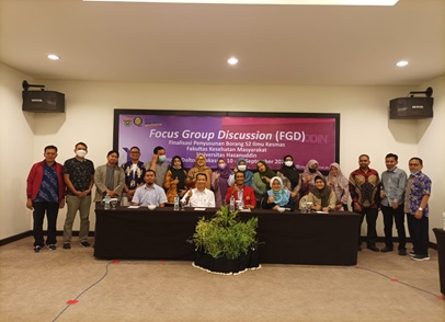 FKM Unhas Gelar FGD Finalisasi Penyusunan Borang Akreditasi Prodi S2 Kesmas