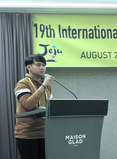 Dekan Prof Sukri Dukung Mahasiswa FKM Unhas Jadi Presenter Termuda International Conference Pacific Basin Consortium di Jeju Island, Korsel