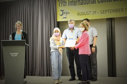 Dosen Muda CPNS Tekling Untad, Asal Maros Raih Juara di Ajang Konferensi International, Pacific Basin Consortium di Jeju Island, Korsel