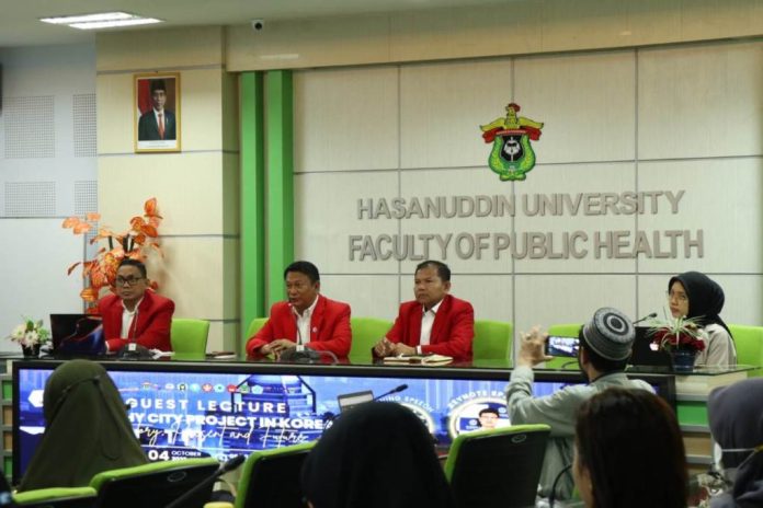 FKM Unhas Undang Prof Eun Woo Nam, Pakar Healthy City Dunia di Kuliah Tamu